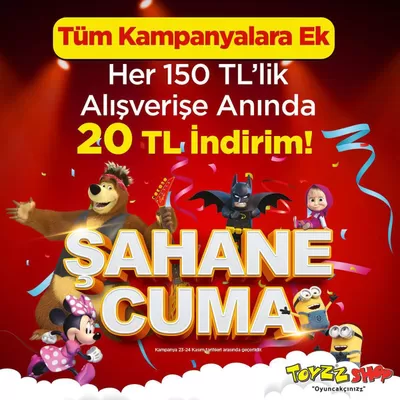 Oyuncak ve Bebek fırsatları, Zonguldak | En iyi fırsatlarımız de Toyzz Shop | 17.10.2024 - 31.10.2024