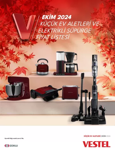 Teknoloji ve Beyaz Eşya fırsatları, Adana | Küçük Ev Aletleri ve Süpürgeler de Vestel | 18.10.2024 - 01.11.2024