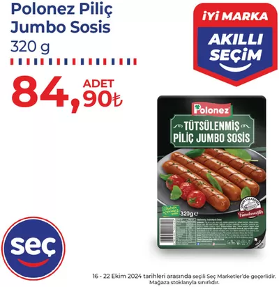 Seç Market kataloğu, Şemdinli | Seç Market katalog | 20.10.2024 - 03.11.2024