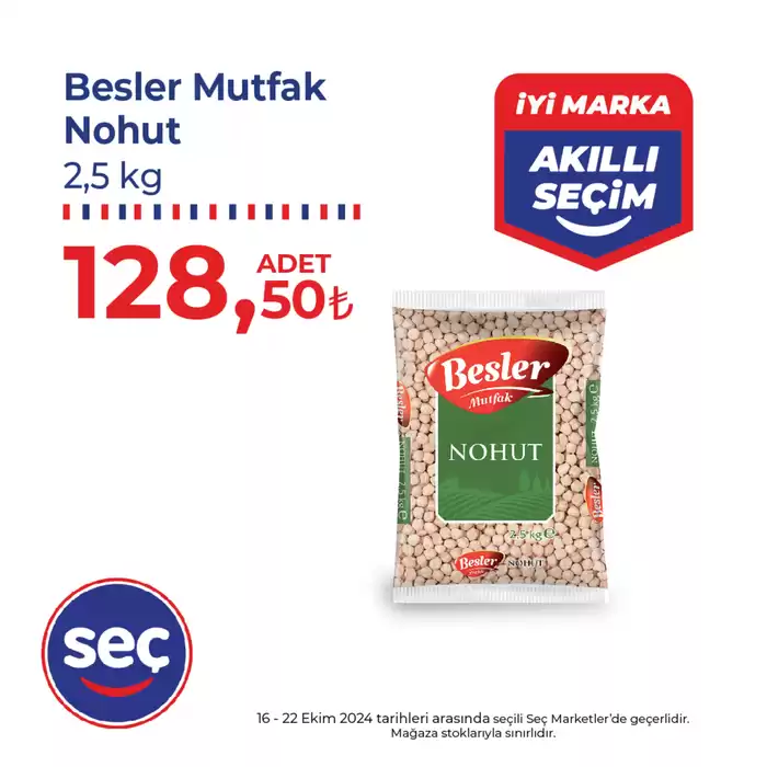 Seç Market kataloğu, Şemdinli | Seç Market katalog | 21.10.2024 - 04.11.2024