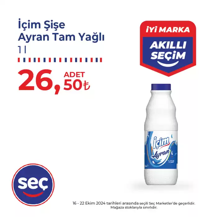 Seç Market kataloğu, Keçiören | Seç Market katalog | 21.10.2024 - 04.11.2024