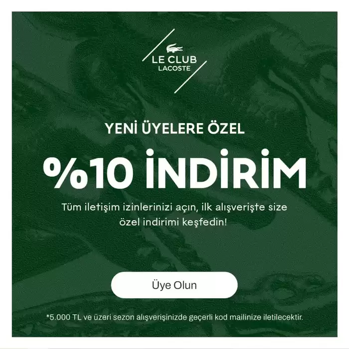 Lacoste kataloğu, Bursa | YENI ÜYELERE ÖZEL %10 iNDiRiM | 21.10.2024 - 04.11.2024