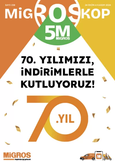 Süpermarketler fırsatları, Nilüfer | Tüm müşteriler için en iyi fırsatlar de Migros | 24.10.2024 - 07.11.2024