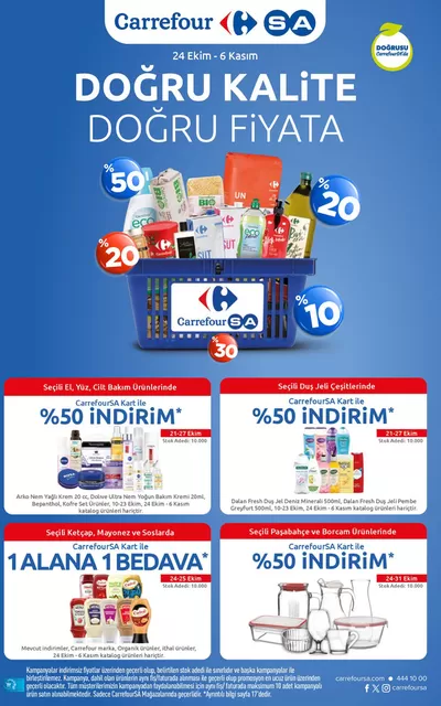 Süpermarketler fırsatları, Gebze | Carrefour Katalog 24 Ekim - 6 Kasım de CarrefourSA | 21.10.2024 - 06.11.2024