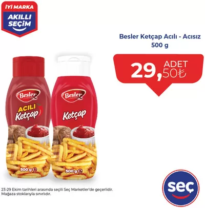 Seç Market kataloğu, Buca | Keşfedilecek yeni teklifler | 27.10.2024 - 10.11.2024