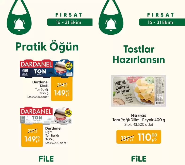 File Market kataloğu, Tekirdağ | HAFTANIN FIRSATLARI | 28.10.2024 - 31.10.2024