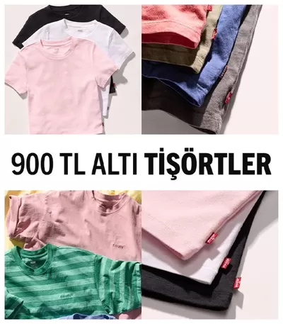 Giyim, Ayakkabı ve Aksesuarlar fırsatları, Tekirdağ | 900 TL ALTI TISÖRTLER de Levi's | 28.10.2024 - 11.11.2024