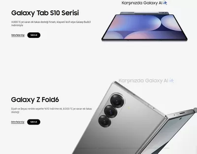 Teknoloji ve Beyaz Eşya fırsatları, Ilgın | Galaxy Tab S10 Serisi de Samsung | 29.10.2024 - 12.11.2024