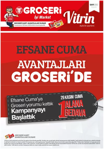 Süpermarketler fırsatları, Mezitli | Groseri katalog de Groseri | 01.11.2024 - 30.11.2024