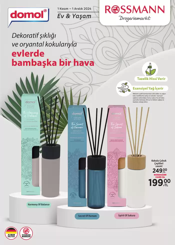 Rossmann kataloğu, İstanbul | Kasım Ev & Yaşam Kataloğu | 05.11.2024 - 01.12.2024