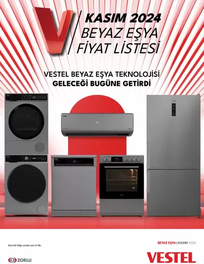 Vestel kataloğu, Adana | Beyaz Eşyalar | 09.11.2024 - 23.11.2024