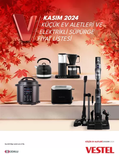 Vestel kataloğu, Adana | Küçük Ev Aletleri ve Süpürgeler | 09.11.2024 - 23.11.2024