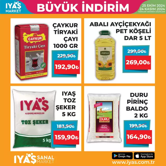 İyaş Hipermarket kataloğu, Dinar | BÜYÜK iNDiRiM | 11.11.2024 - 24.11.2024