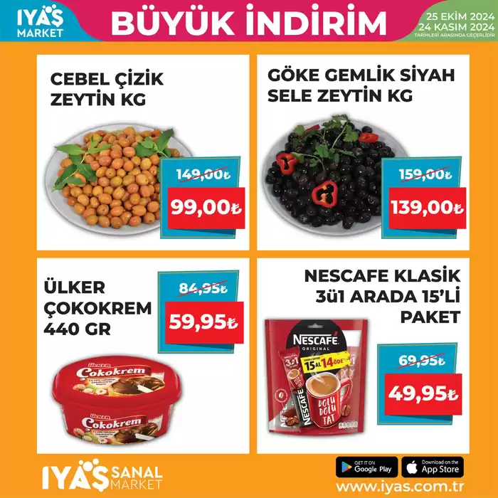 İyaş Hipermarket kataloğu, Dinar | BÜYÜK iNDiRiM | 11.11.2024 - 24.11.2024