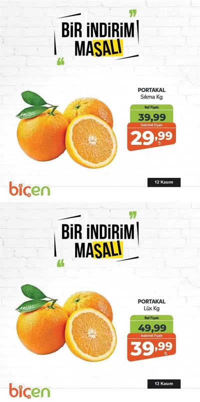 Biçen Market kataloğu | Güncel özel kampanyalar | 12.11.2024 - 26.11.2024