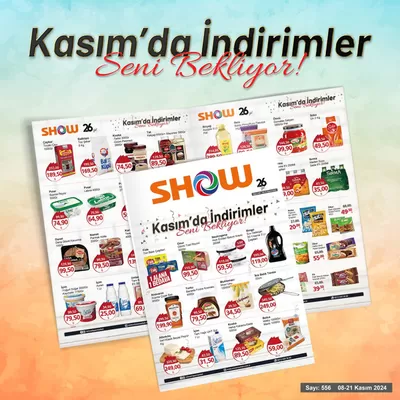 Süpermarketler fırsatları, Esenyurt | Güncel fırsatlar ve teklifler de Show Market | 12.11.2024 - 26.11.2024