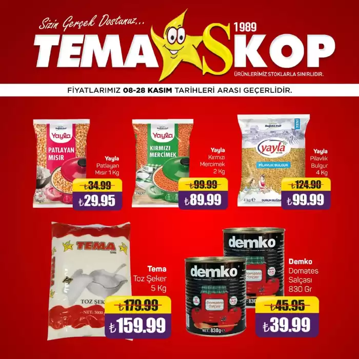 Tema Market kataloğu, Yakutiye | HAFTANIN FIRSATLARI | 12.11.2024 - 28.11.2024