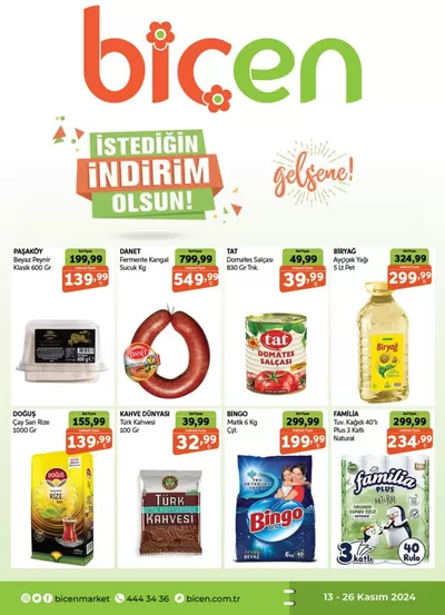 Biçen Market kataloğu | Biçen Market katalog | 13.11.2024 - 27.11.2024