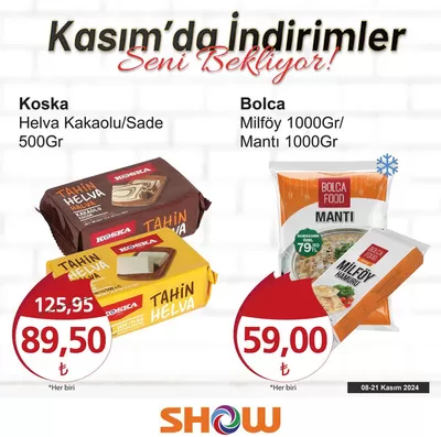 Show Market kataloğu, Çemberlitaş | Show Market katalog | 13.11.2024 - 27.11.2024