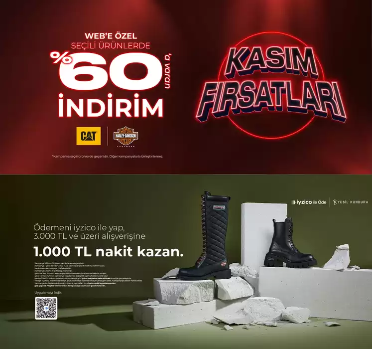 Yeşil Kundura kataloğu, Manisa | %60'A Varan Indirim | 13.11.2024 - 27.11.2024