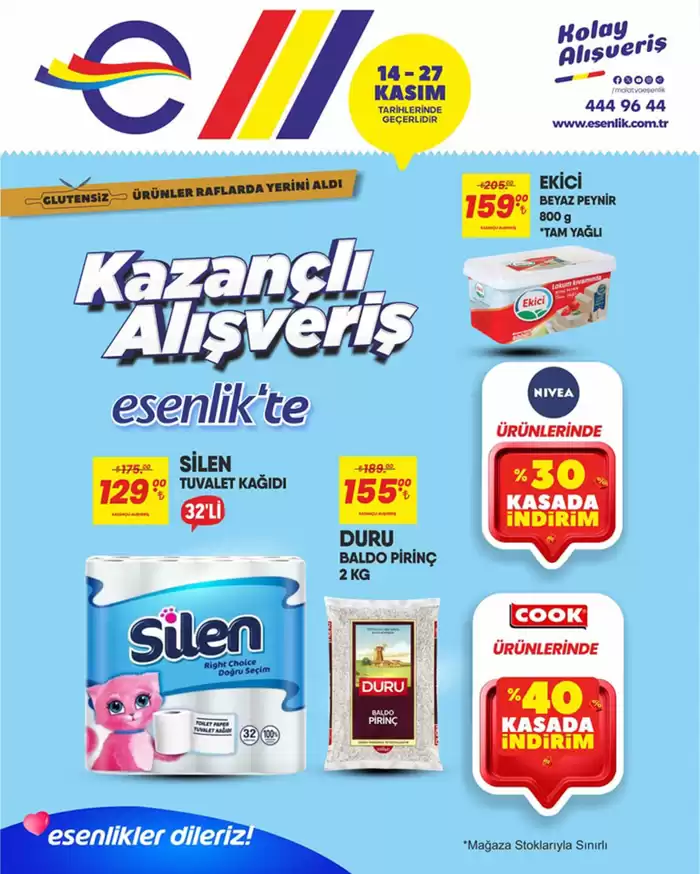 Esenlik kataloğu, Malatya | Kazançlı Alışveriş | 14.11.2024 - 27.11.2024