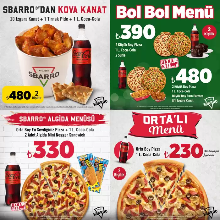 Sbarro kataloğu, Adana | Sbarro Kampanyalar | 15.11.2024 - 29.11.2024