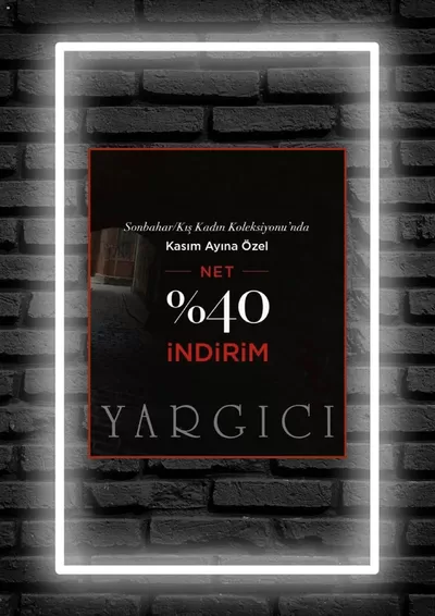 Giyim, Ayakkabı ve Aksesuarlar fırsatları, Adana | Net %40 Indirim de Yargıcı | 15.11.2024 - 30.11.2024