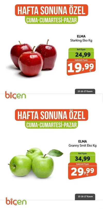 Biçen Market kataloğu | İndirimler ve kampanyalar | 16.11.2024 - 30.11.2024