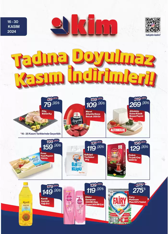 Kim Market kataloğu | Kim Market katalog | 16.11.2024 - 30.11.2024