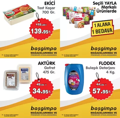 Süpermarketler fırsatları, Altındağ | HAFTANIN ÜRÜNLERİ de Başgimpa | 18.11.2024 - 21.11.2024