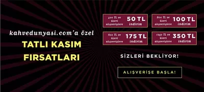 Süpermarketler fırsatları, Esenyurt | Tatli Kasim Firsatlari de Kahve Dünyası | 18.11.2024 - 02.12.2024