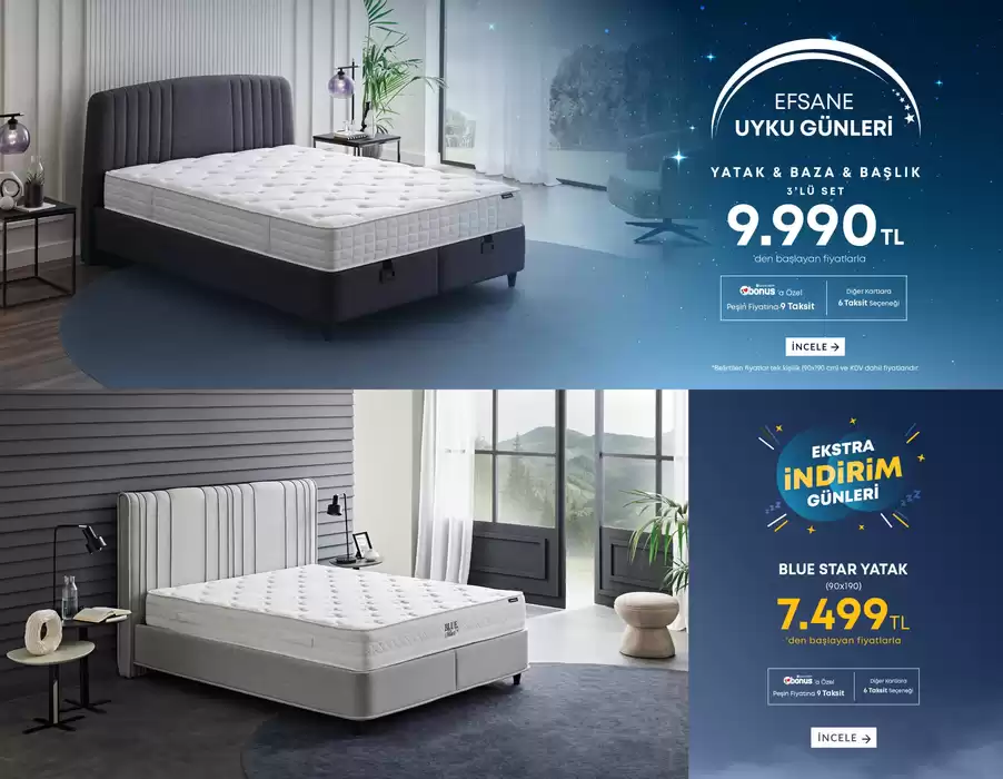 Yataş Bedding kataloğu | Ekstra Indirim Günleri Başladi | 18.11.2024 - 02.12.2024