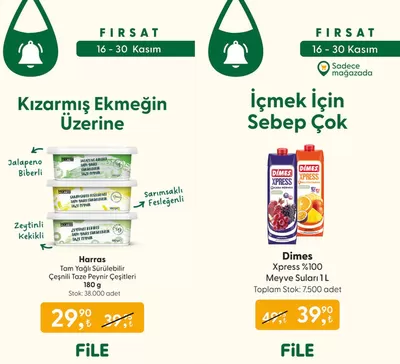 Süpermarketler fırsatları, Zekeriyaköy | HAFTANIN ÜRÜNLERİ de File Market | 18.11.2024 - 30.11.2024