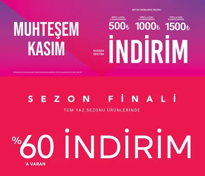 Giyim, Ayakkabı ve Aksesuarlar fırsatları, Adana | MUHTEŞEM KASIM FIYATLAR de İkiler | 18.11.2024 - 30.11.2024