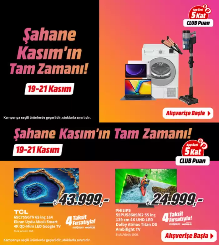 Media Markt kataloğu, Bursa | Şahane Kasim'in Tam Zamani! | 19.11.2024 - 21.11.2024