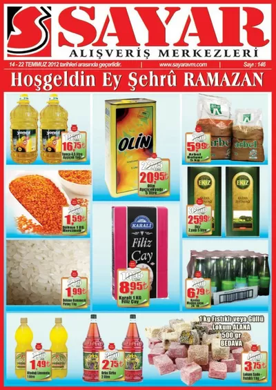 Süpermarketler fırsatları, Uşak | Herkes için cazip özel teklifler de Sayar Avm | 20.11.2024 - 04.12.2024