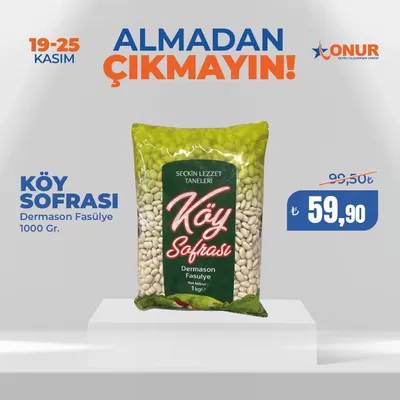 Süpermarketler fırsatları, Çorlu | Onur Hipermarketleri katalog de Onur Hipermarketleri | 21.11.2024 - 05.12.2024