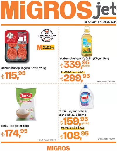 Migros kataloğu, Bursa | Geniş teklif yelpazesi | 21.11.2024 - 04.12.2024