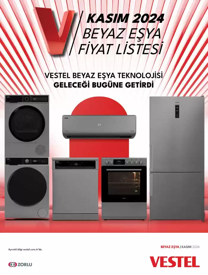 Vestel kataloğu, Adana | Beyaz Eşyalar | 21.11.2024 - 05.12.2024