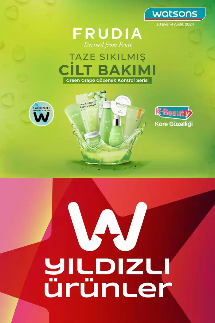 Watsons kataloğu | Watsons - Watsons - Watsons Mart Kataloğu 2024 (1) | 21.11.2024 - 05.12.2024