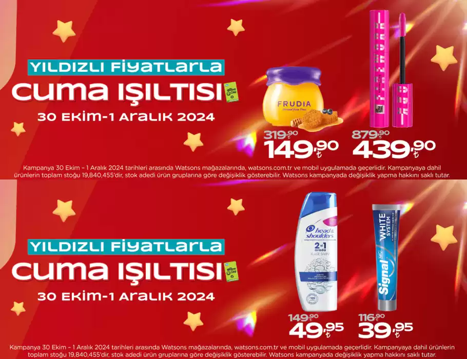 Watsons kataloğu, Ankara | Yildizli Fiyatlarla | 21.11.2024 - 01.12.2024