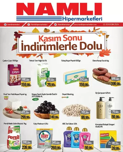 Namlı Hipermarketleri kataloğu, Beyoğlu | Müşterilerimiz için özel fırsatlar | 22.11.2024 - 06.12.2024