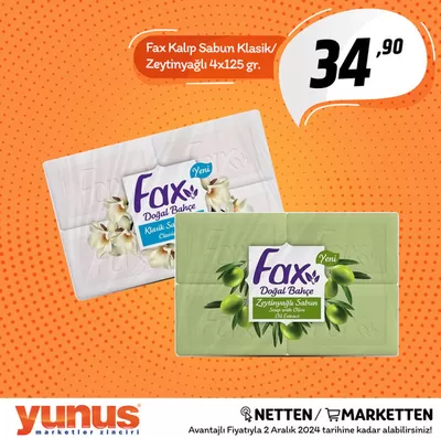 Süpermarketler fırsatları, Çubuk | Yunus Market katalog de Yunus Market | 22.11.2024 - 06.12.2024