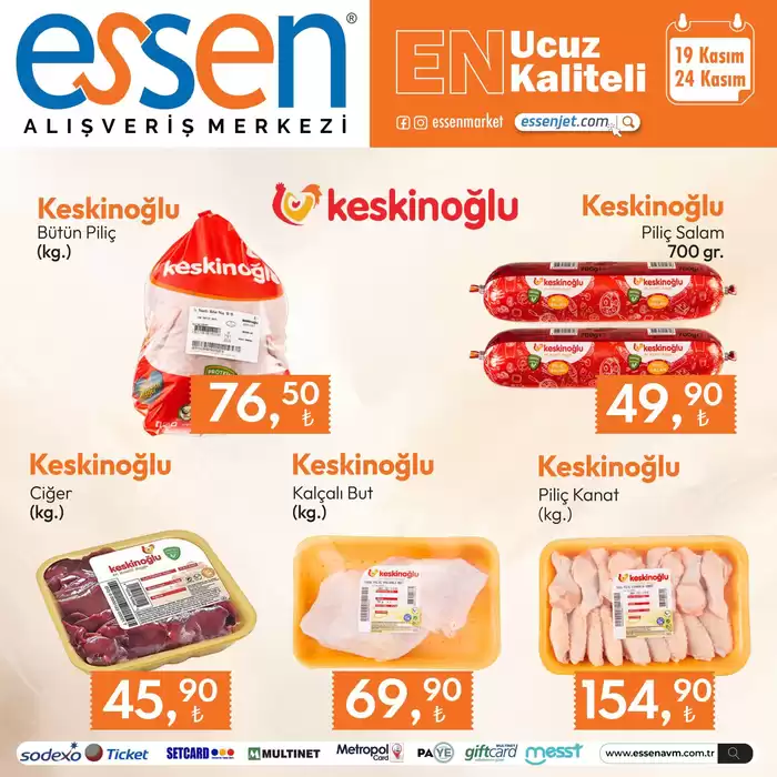 Essen AVM kataloğu, Hendek | Cazip teklifleri keşfedin | 22.11.2024 - 06.12.2024