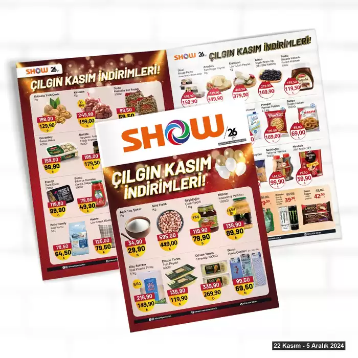 Show Market kataloğu, Esenyurt | Show Market katalog | 22.11.2024 - 06.12.2024