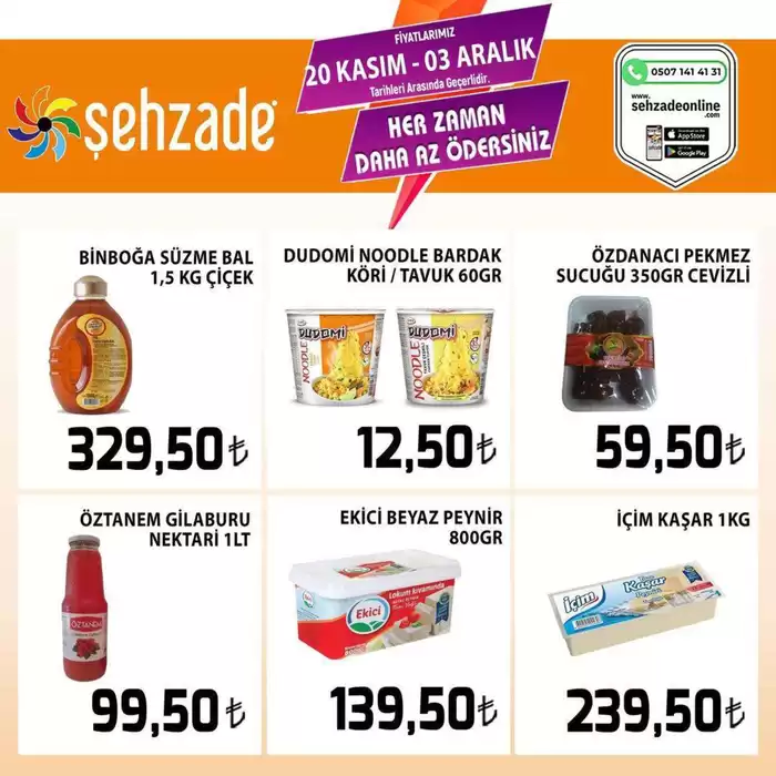 Şehzade kataloğu, Kayseri | Şehzade katalog | 22.11.2024 - 06.12.2024