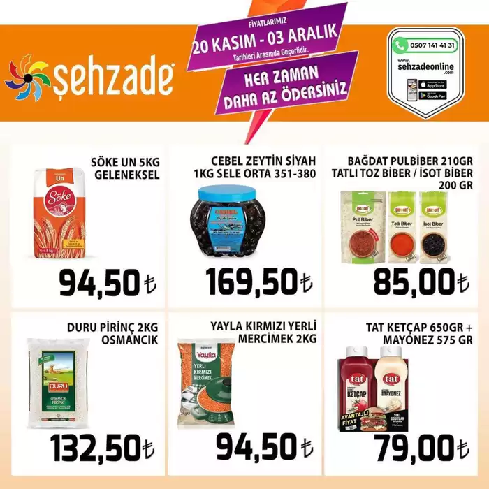 Şehzade kataloğu, Kayseri | Şehzade katalog | 22.11.2024 - 06.12.2024