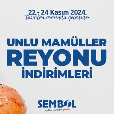 sembol center marketçilik kataloğu, Gaziantep | UNLU MAMÜLLER REYONU İNDİRİMLERİ | 22.11.2024 - 24.11.2024