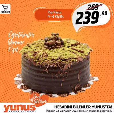 Yunus Market kataloğu, Eldivan | Yunus Market katalog | 23.11.2024 - 07.12.2024