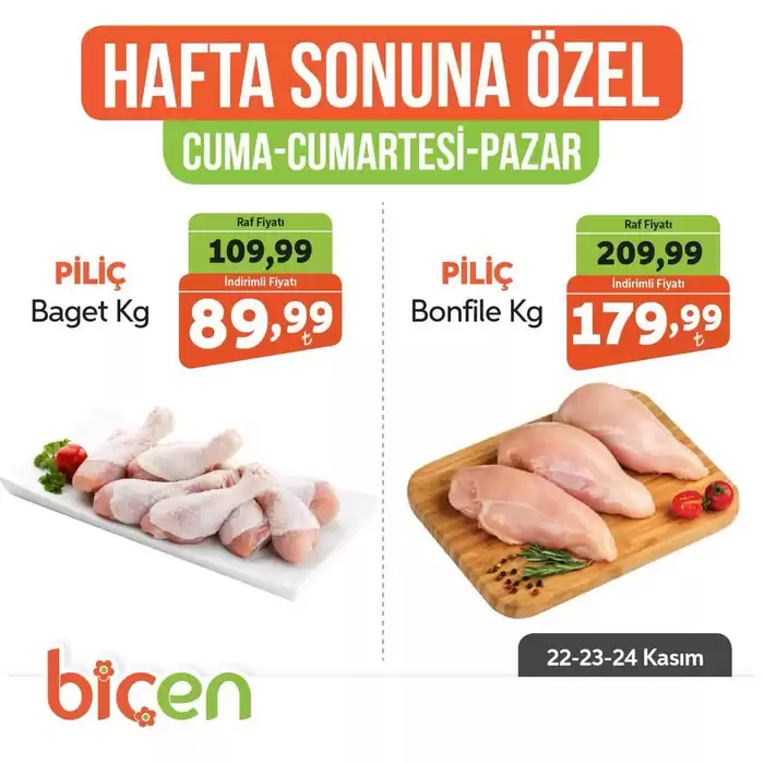 Biçen Market kataloğu, Esenyurt | Güncel özel kampanyalar | 23.11.2024 - 07.12.2024